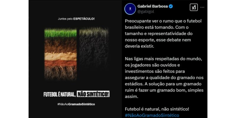 Neymar e Cia. Contra Gramado Sintético
