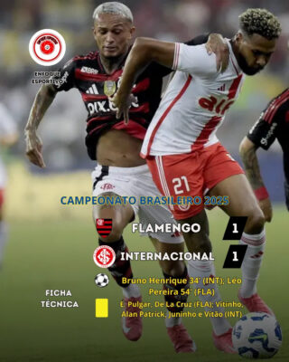 Flamengo e Internacional empatam