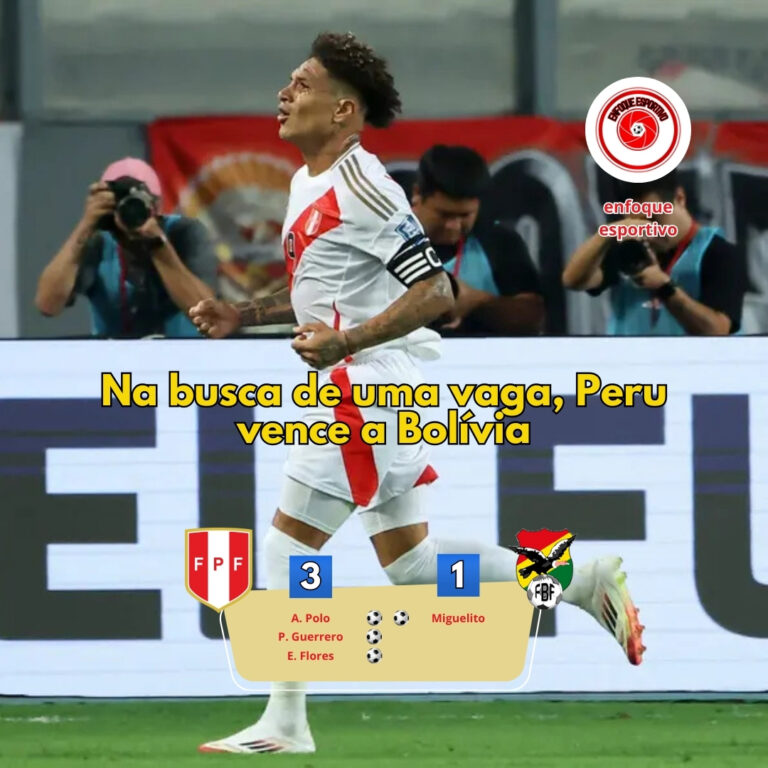 Peru vence e respira nas Eliminatórias!