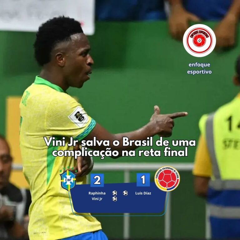 Brasil vence com brilho de Vini Jr!