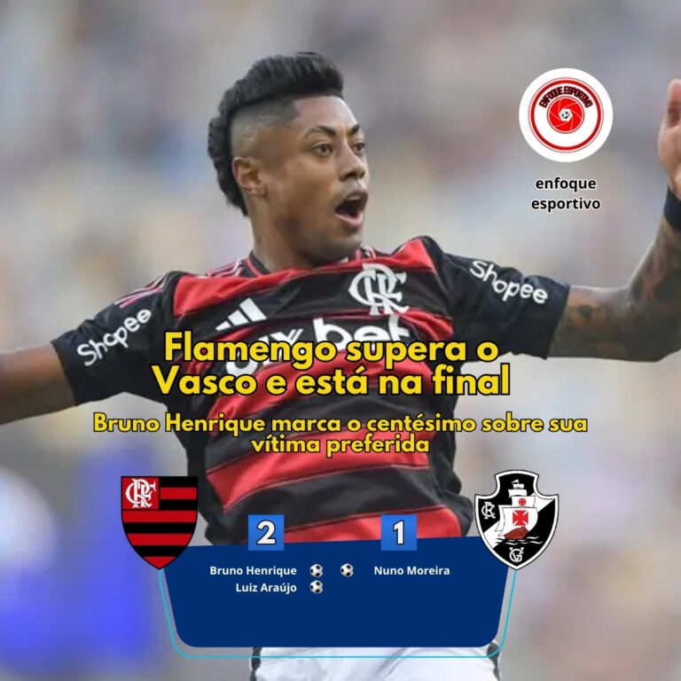 Flamengo bate Vasco e chega à final!