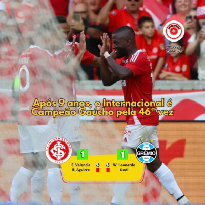 Inter é campeão invicto do Gauchão!
