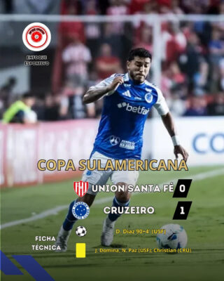 Cruzeiro é derrotado na estreia da Sula