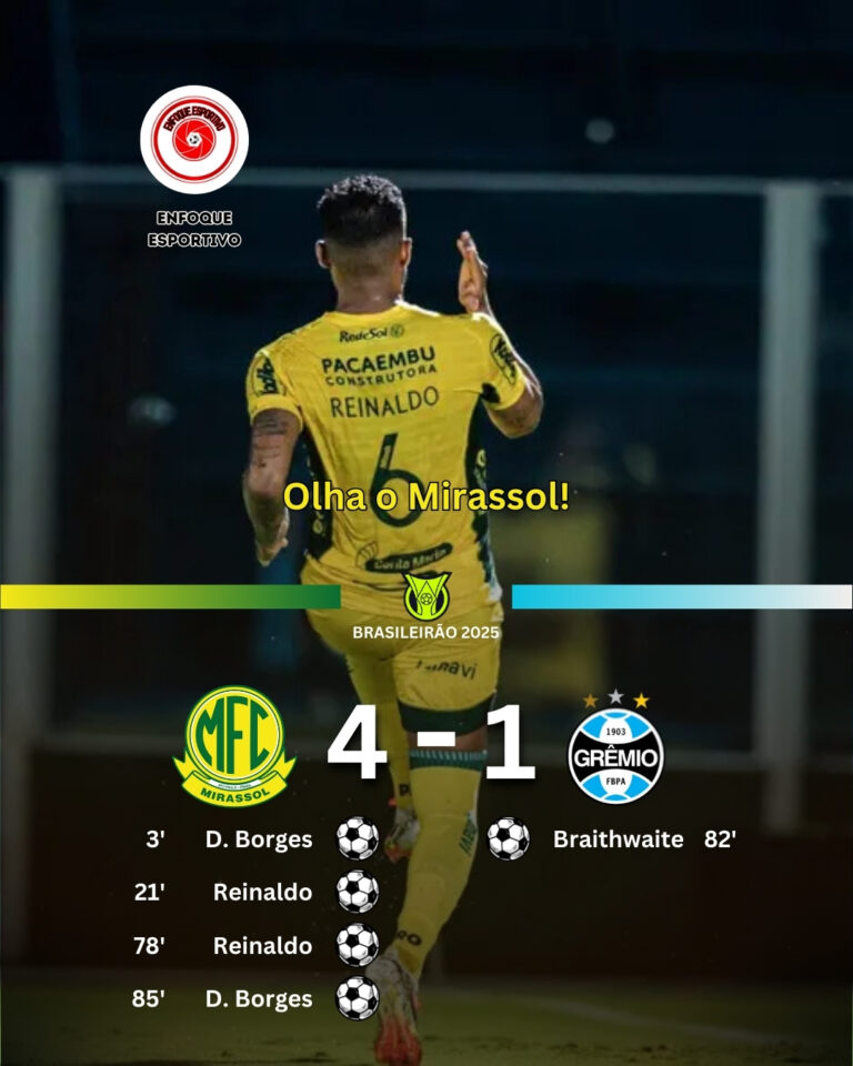 Grêmio sofre goleada histórica