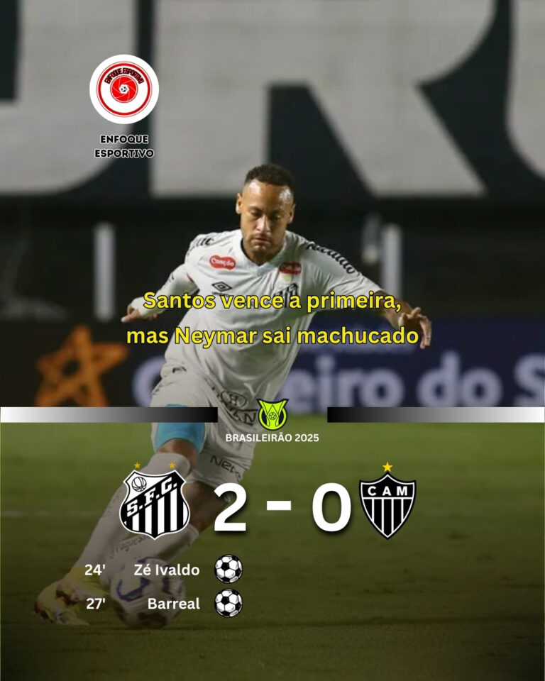 Santos vence a primeira ⚫⚪