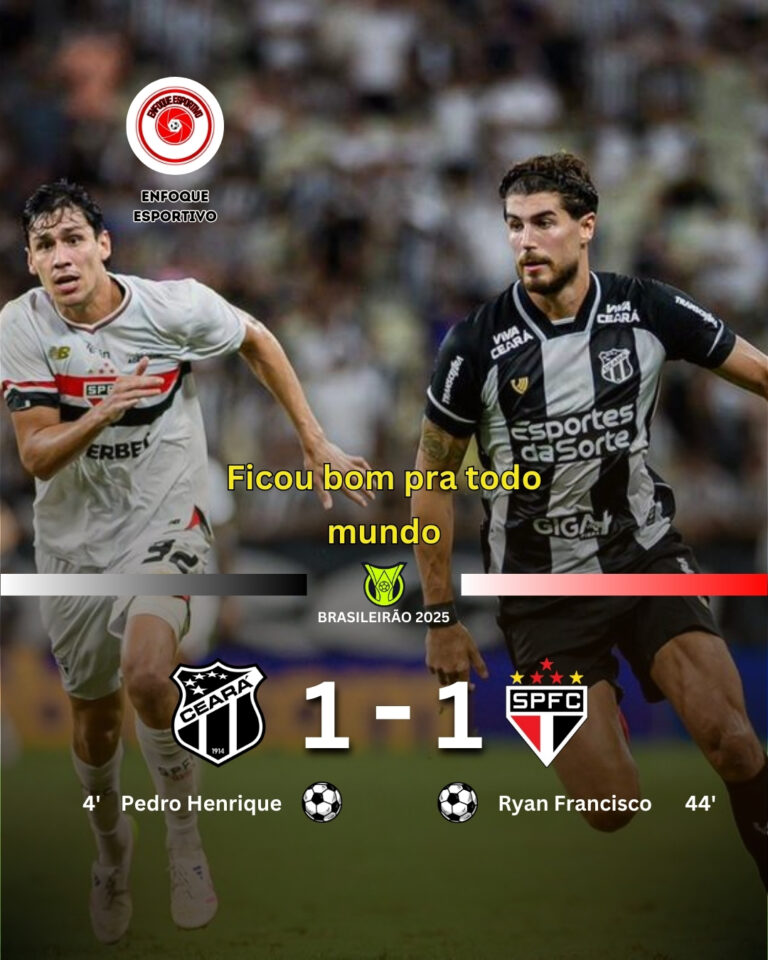 São Paulo arranca empate fora!