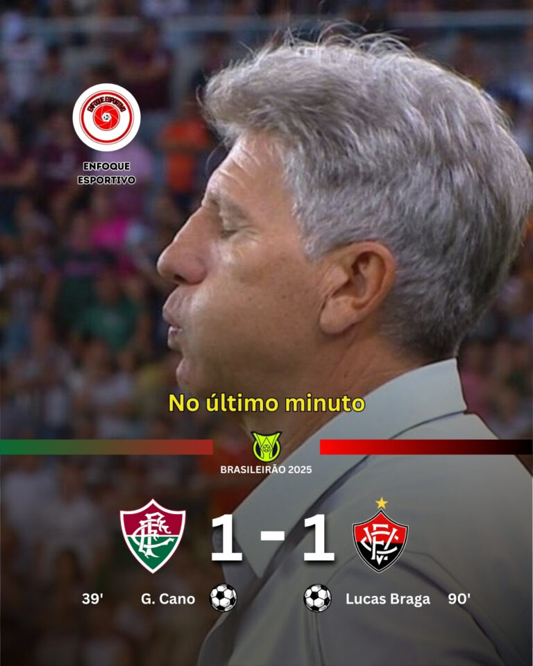 Fluminense cede empate no fim