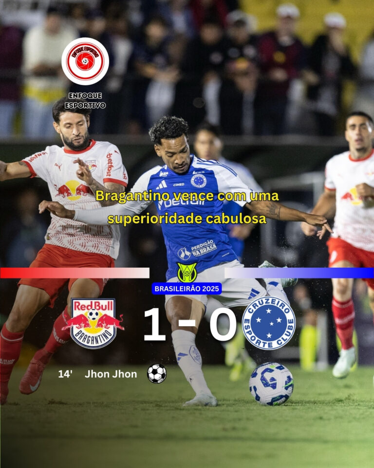 Braga supera o Cruzeiro: 1 a 0