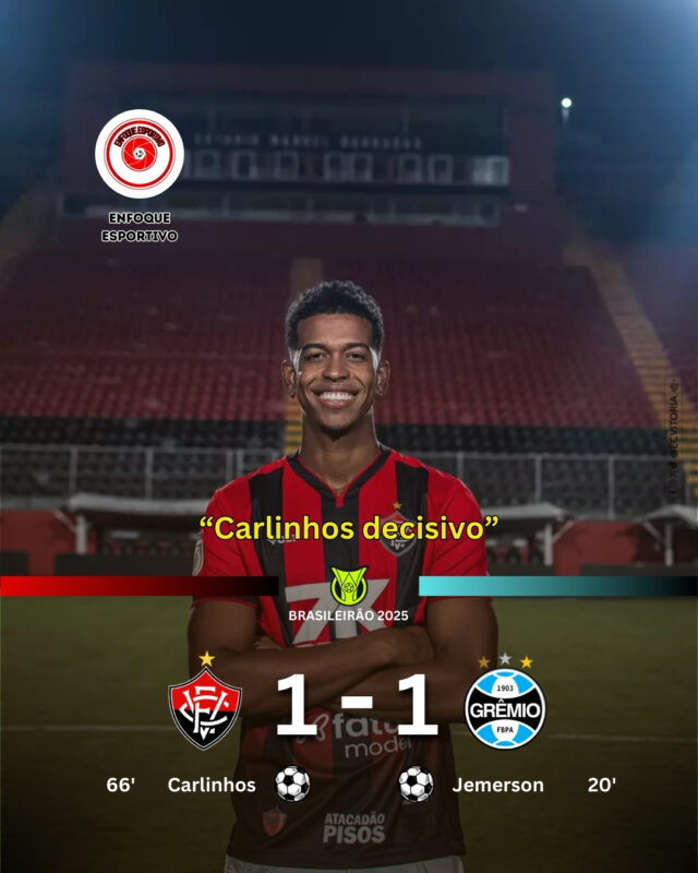 Grêmio empata com Vitória no Barradão