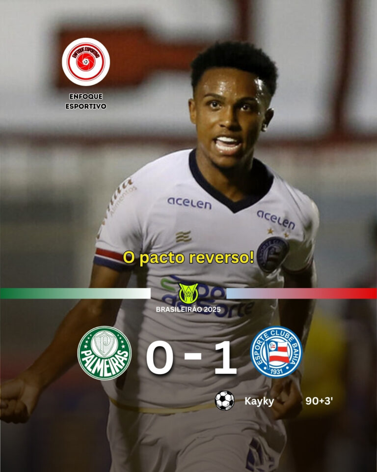Palmeiras vacila e perde no fim