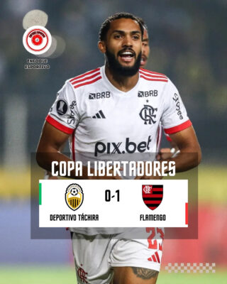 Flamengo vence na estreia da Liberta!