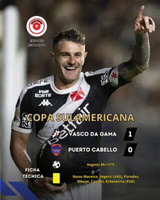 Vasco vence e lidera o grupo G