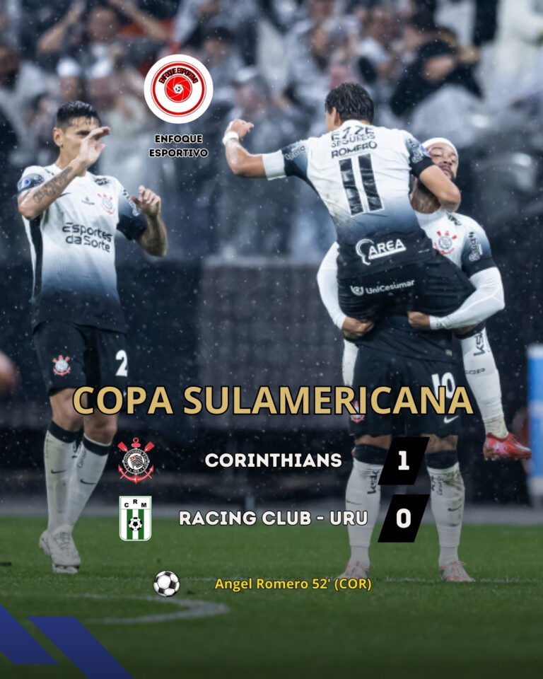Corinthians vence com um a menos