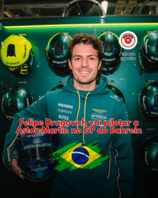 Drugovich pilota no GP do Bahrein
