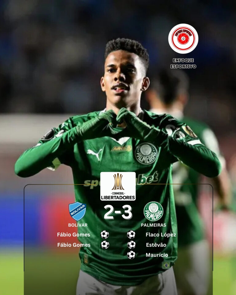 Palmeiras vence e segue 100% 🔥