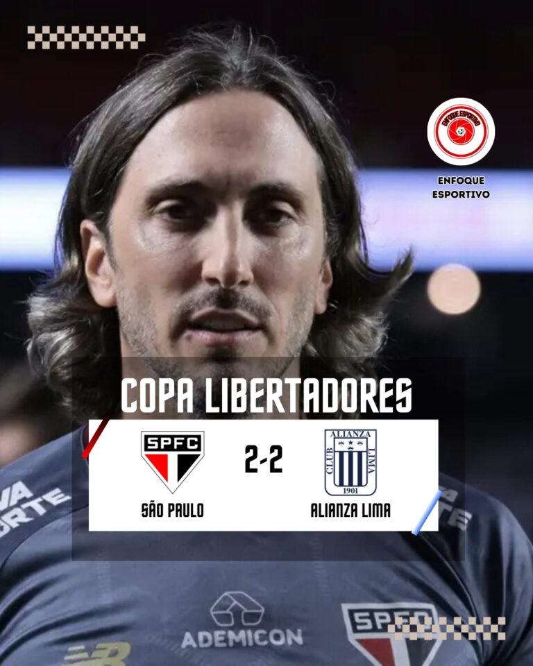 São Paulo vacila e só empata