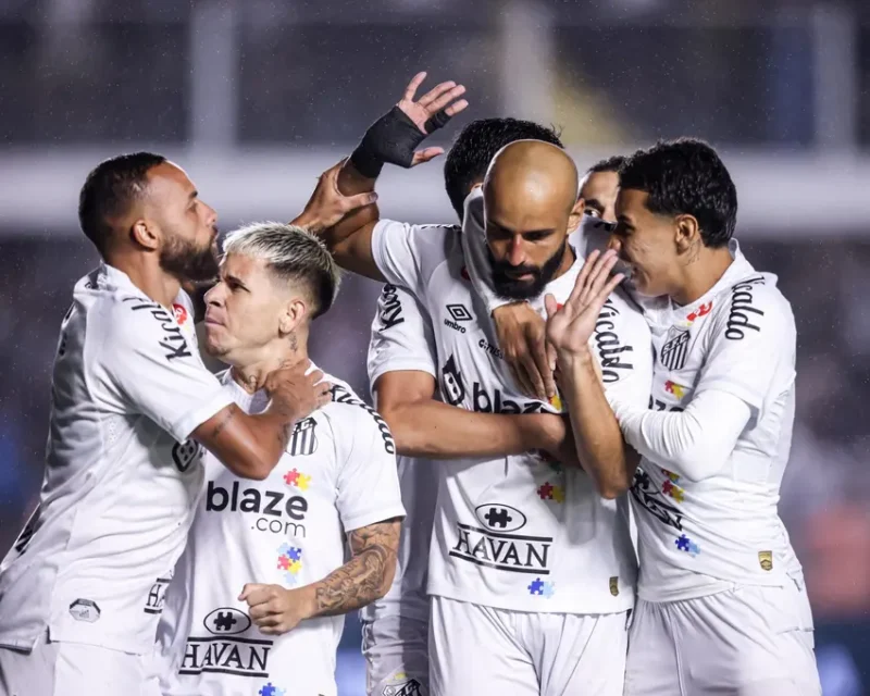 Santos empata em jogo eletrizante