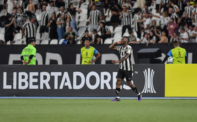 Botafogo vence e respira na Liberta